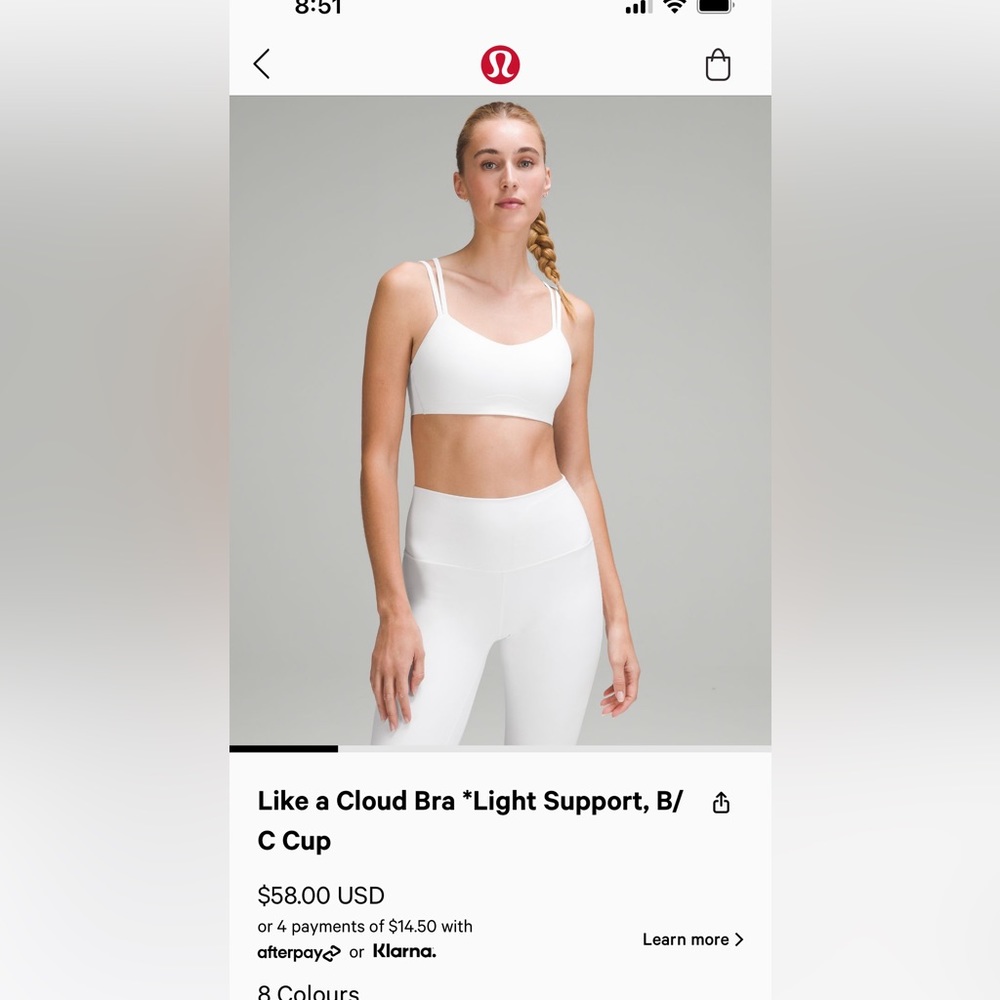 Like a Cloud Bra Lululemon